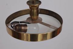 Beautiful Glass and Brass Art Deco Pendant Lamp Germany 1920s - 538757