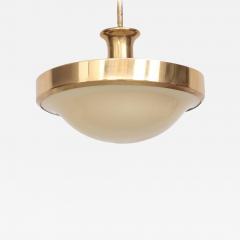 Beautiful Glass and Brass Art Deco Pendant Lamp Germany 1920s - 538823