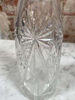 Beautiful Italian Mid Century Glass Bottle 1970s - 2073238