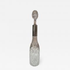 Beautiful Italian Mid Century Glass Bottle 1970s - 2074535