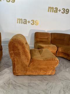 Beautiful Italian Mid Century Sectional Sofa 1980s - 3449581