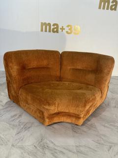 Beautiful Italian Mid Century Sectional Sofa 1980s - 3449583