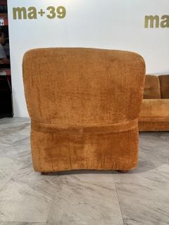 Beautiful Italian Mid Century Sectional Sofa 1980s - 3449585