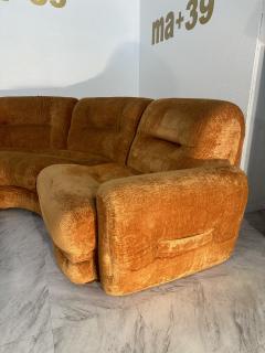 Beautiful Italian Mid Century Sectional Sofa 1980s - 3449594
