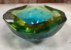 Beautiful Italian greenCrystal Decorative Bowl 1950 - 2367671