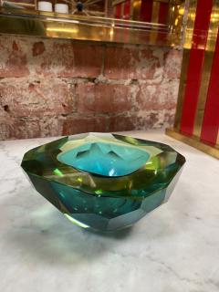 Beautiful Italian greenCrystal Decorative Bowl 1950 - 2367677