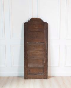 Beautiful Louis XVI period trumeau in grey green painted wood - 4699072