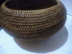 Beautiful Native American Hand Woven Basket - 3877876