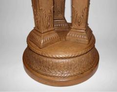 Beautiful and rare terracotta pedestal washbasin circa 1880 1900 - 915978