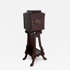 Beautifully Carved Safe on Stand Late 19th Century - 2490146