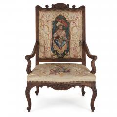 Beauvais Royal Manufacture 18th century Beauvais tapestry furniture suite - 1443679
