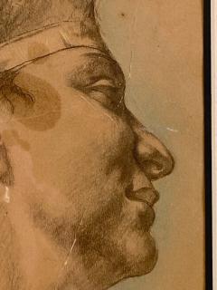 Beaux Arts Pastel Sketch Signed AF 71 France - 2882215