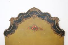 Bed Headboard in Venetian Baroque Style Lacquered and Painted Wood - 3894798