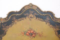 Bed Headboard in Venetian Baroque Style Lacquered and Painted Wood - 3894801