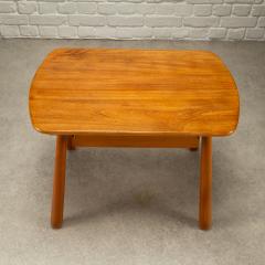 Beech Side Table Denmark 1950s - 4049546