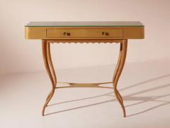 Beechwood Console Table Produced in Chiavari Italy 1950s - 3472973