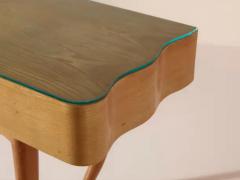 Beechwood Console Table Produced in Chiavari Italy 1950s - 3472976