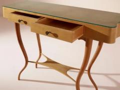 Beechwood Console Table Produced in Chiavari Italy 1950s - 3472989