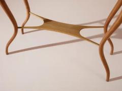 Beechwood Console Table Produced in Chiavari Italy 1950s - 3472992