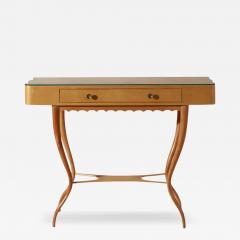 Beechwood Console Table Produced in Chiavari Italy 1950s - 3540774