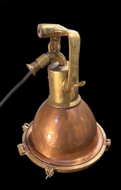 Beehive Nautical Brass Copper Pendant Lamp - 2808471