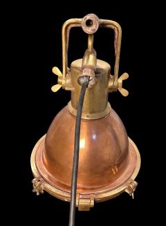 Beehive Nautical Brass Copper Pendant Lamp - 2808478