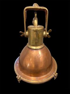 Beehive Nautical Brass Copper Pendant Lamp - 2808491