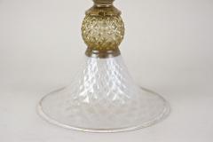 Beige Golden Murano Glass Urn Vase With 24 K Gold Flakes by GABBIANI Italy - 3792742