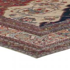Beige Oversized Antique Persian Kirman Rug - 2465294