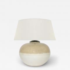 Beige and Ivory Ceramic Table Lamp - 4456747