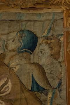Belgian 17th Century Woven Tapestry of a Kneeling Man - 4198097