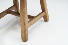 Belgian Brutalist Oak Dining Chairs Belgium 1970s - 2414529