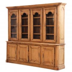 Belgian Oak Two Piece Breakfront Cabinet C 1940 - 4705883