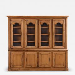 Belgian Oak Two Piece Breakfront Cabinet C 1940 - 4708188