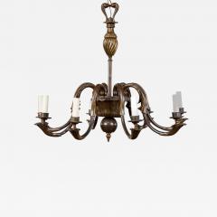 Belgian Patinated Bronze Chandelier - 3923145