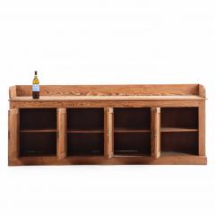 Belgian Pitch Pine Display Cabinet Sideboard C 1900  - 4497494