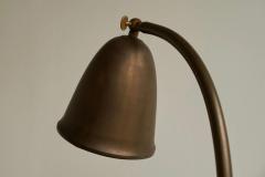 Bell Shaped Art Deco Table Lamp in Patinated Brass The Netherlands 1930s - 4528444