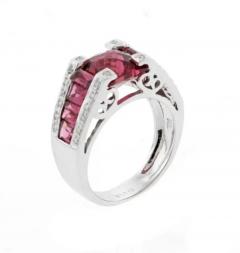 Bellarri bellarri BELLARRI BIUSA PINK TOURMALINE AND DIAMOND RING - 2779986