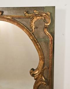 Belle poque Painted Gilt Over Mantel Mirror France circa 1900 - 4498541