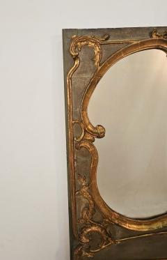 Belle poque Painted Gilt Over Mantel Mirror France circa 1900 - 4498543