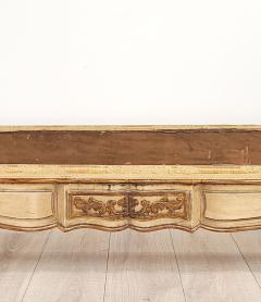 Belle poque Painted and Gilt French Louis XV Style Bed circa 1890 - 3511908