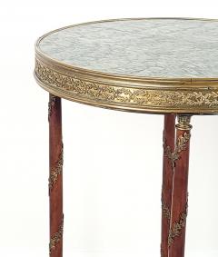 Belle poque Small Round Side Table Gueridon France circa 1890 - 3492318