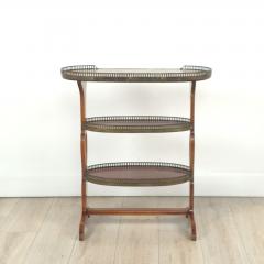 Belle poque Three Tier Louis XVI Style Oval Table France circa 1910 - 4091988