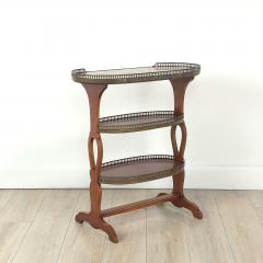 Belle poque Three Tier Louis XVI Style Oval Table France circa 1910 - 4091989