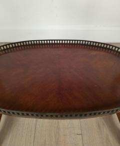 Belle poque Three Tier Louis XVI Style Oval Table France circa 1910 - 4091992