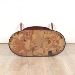 Belle poque Three Tier Louis XVI Style Oval Table France circa 1910 - 4091995