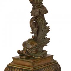 Belle poque period gilt bronze candelabra - 2631755