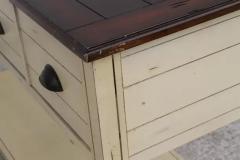 Bellhaven Coastal Cottage Alabaster Rectangular Storage Console Table - 4150862