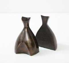 Ben Seibel Ben Seibel Aged Bronze Pawn Bookends - 2715548