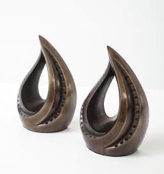 Ben Seibel Ben Seibel Brutalist Tear Drop Bookends - 4807556